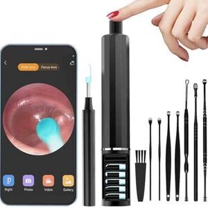 NEW Ear Cleaner Wax Removal Tool w/1080P Camera+6 LED Lights for iOS/Android